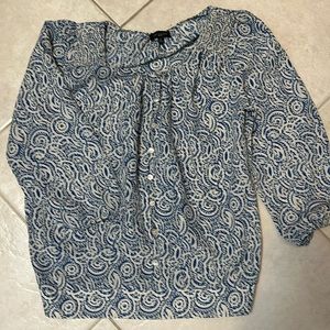 Ladies The Limited Button Down Blouse Med